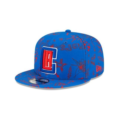 Sapca New Era Los Angeles Clippers NBA Doodle 9FIFTY Snapback - Albastri